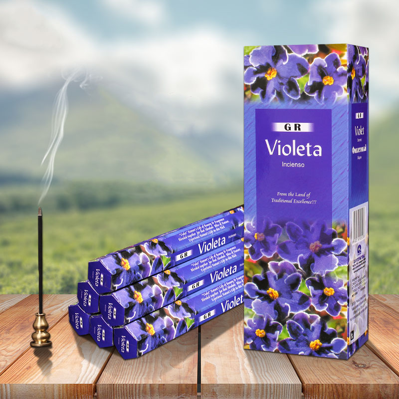 Candle Supplies India - Hindistan Tütsü Violeta Koku Büyük Kutu