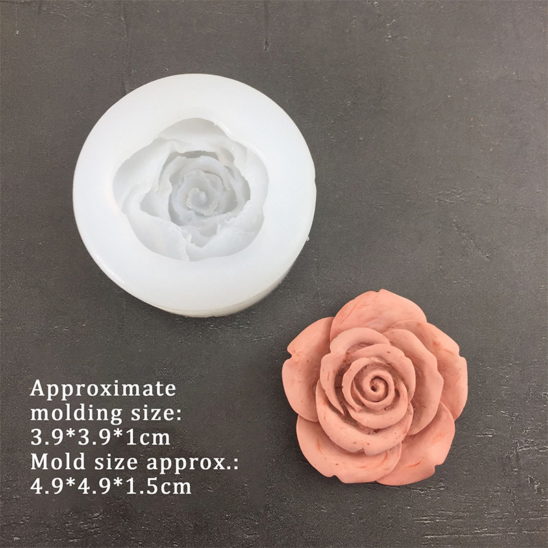 3D gül çiçek şekli yaprak sili - Candle Making Supplies Online incelemesi ve fiyatı