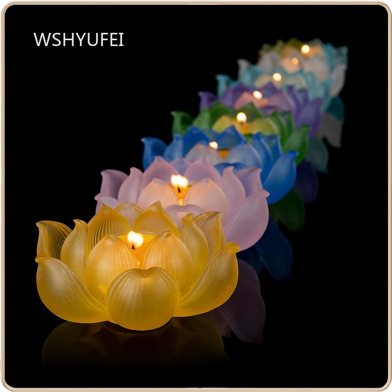 Cam Lotus Şamdan Ev Tipi Terey - Candle Glass Supplies incelemesi ve fiyatı