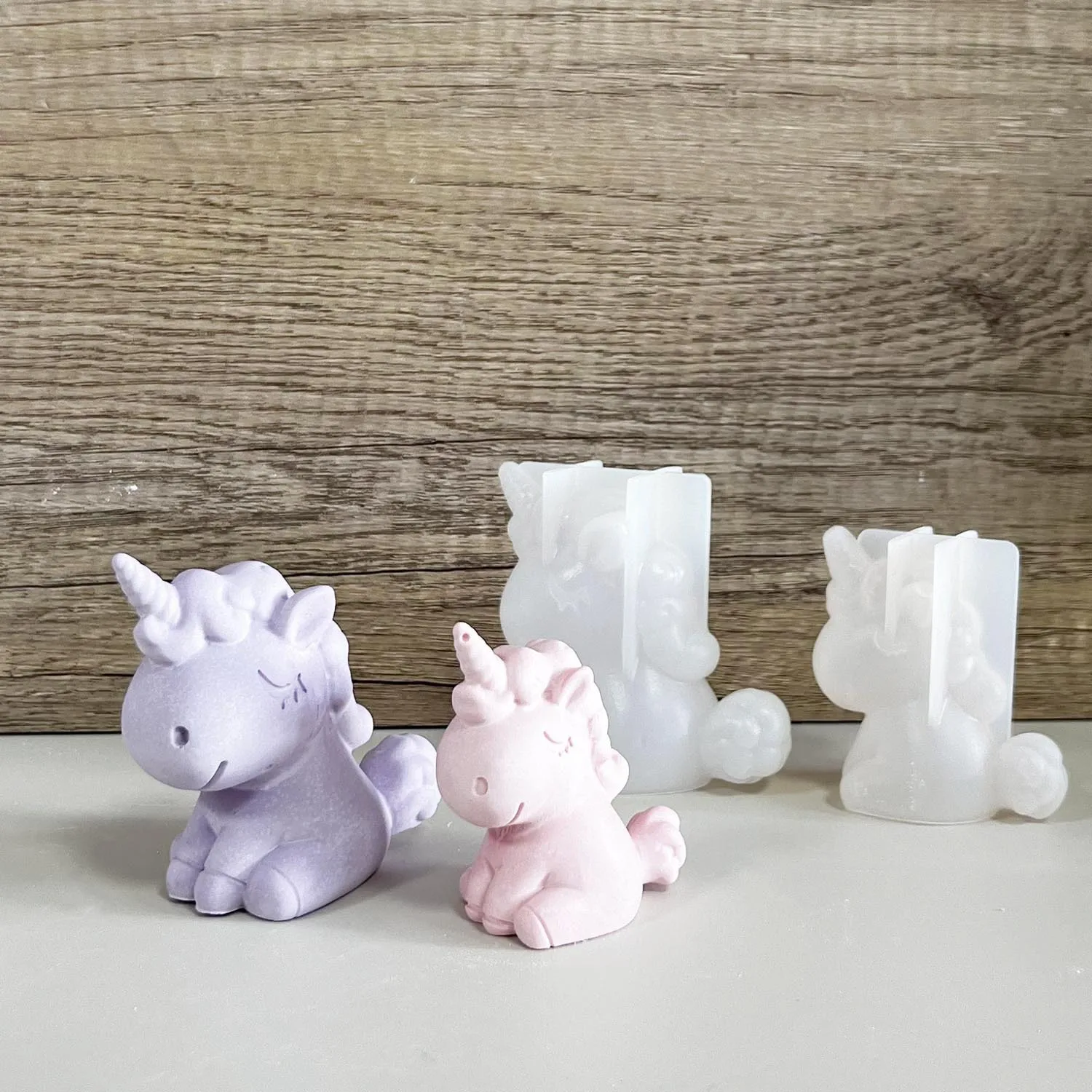 3D Geometrik Silikon Unicorn K - Candle Making Supplies Online incelemesi ve fiyatı